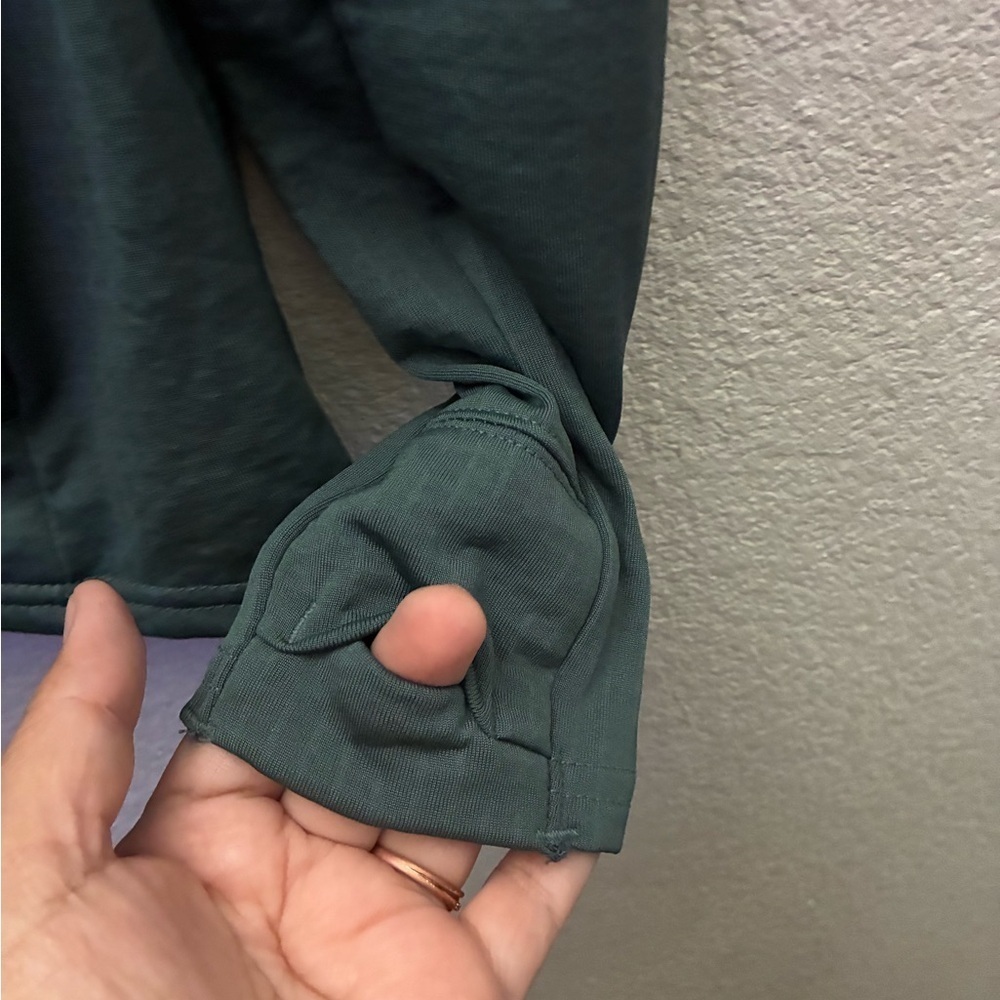 🆕Carhartt Women's Forest Green Force Relax Fit Half Zip Hooded T-Shirt S🆕 - Picture 9 of 15
